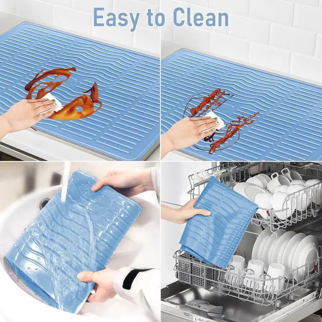 Alt view image 7 of 7 - Stove Top Cover for Electric Stove Glass Ceramic Flat Cooktop - XL Thicken 30 * 21 In Heat-Resistant Oven Induction Protector Extra Large Dish Drying Mat Bar Pad for Kitchen Countertop Range Covers