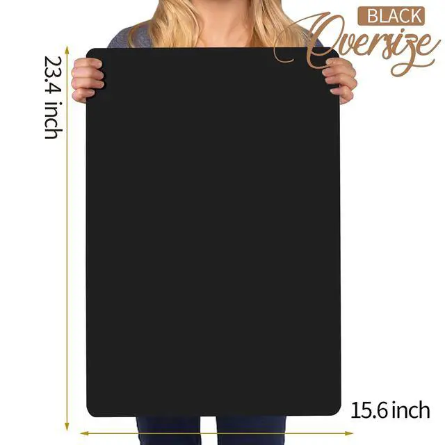 Alt view image 2 of 7 - Silicone Mat, 23.4 x 15.6 Black Silicone Mats for Crafts, Resin Molds, Play Dough Mat, for Resin, Clay, Paint, Arts and Crafts, 1 MM Thick