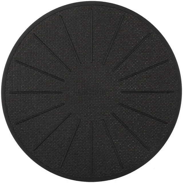 Main image of Induction Cooktop Mat - Silicone Fiberglass Scratch Protector - for Magnetic Stove - Non Slip Pads to Prevent Pots from Sliding During Cooking_ Black (7.8inches)