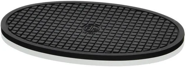 Main image of Cast Iron Silicone Trivets, 8.7" Length x 5.85" Width, Black