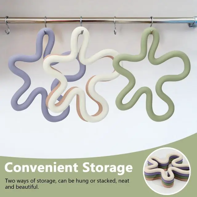 Alt view image 6 of 7 - Set Silicone Trivets for Hot Dishes, Hot Pots and Pans, Flower Heat Resistant Hot Pads for Kitchen Countertop, Table, Hot Plate Mat Pot Holders Dining Counter Decor