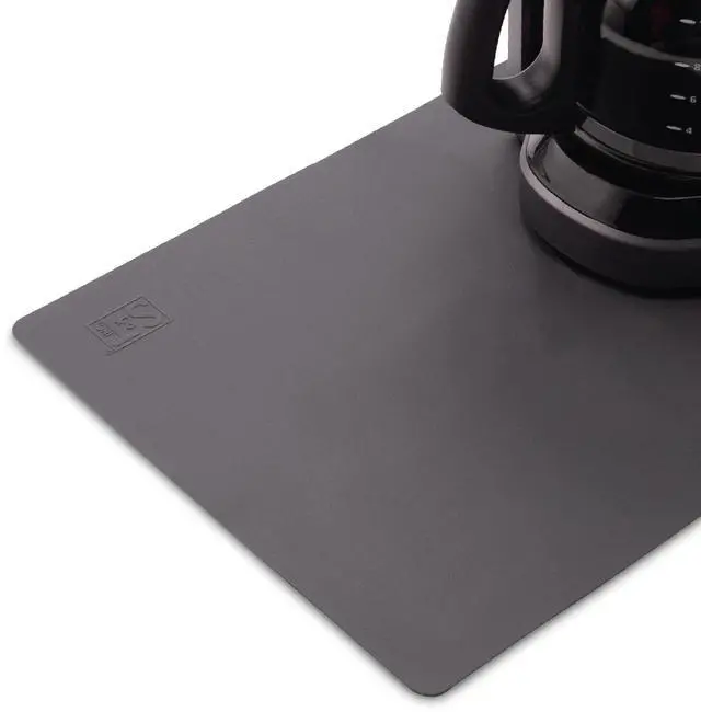 Main image of Coffee Mat, Silicone Mat for Coffee Maker and Espresso Machine, Coffee Maker Mat for Countertops, Silicone Grey, 12 in. x 18 in., 1 Pack