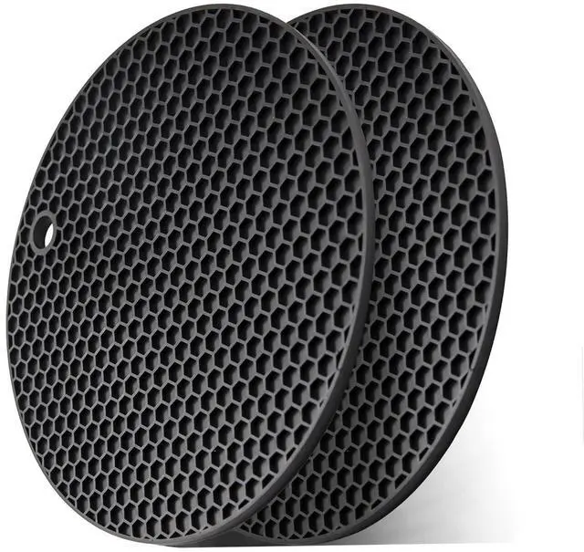 Main image of 2pcs Silicone Mats for Kitchen Counter,Pot Holders,Trivet,Hot Pads