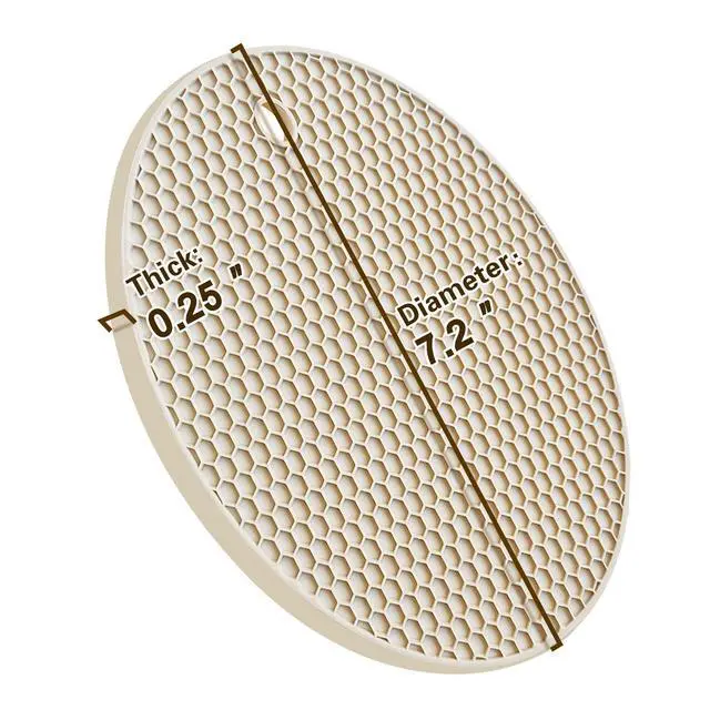 Alt view image 2 of 7 - 4 Pcs Trivets for Hot Dishes, Kitchen Heat Resistant Silicone Trivet, Extra Thick, Large, Non Slip (3. Beige)