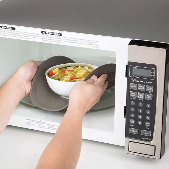 Alt view image 3 of 7 - Silicone Heat Resistant Multifunctional Mat, 12- Inch Diameter, Gray - Non-Slip Kitchen Protector for Hot Pots and Pans, 1 Piece