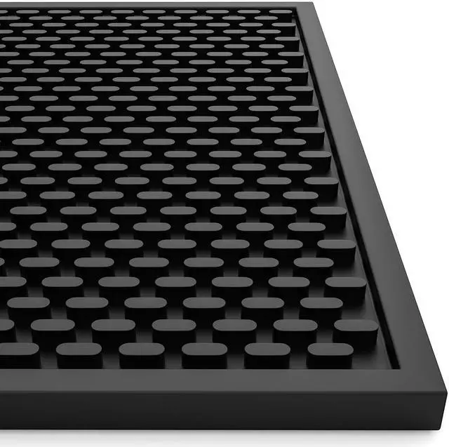 Main image of Silicone Drip Mat - 1/2 Inch Thick, Heat-Resistant and Food Safe - Counter Top, Coffee Bar or Restaurant - Drying Mat for Glasses - 18x12 Inches