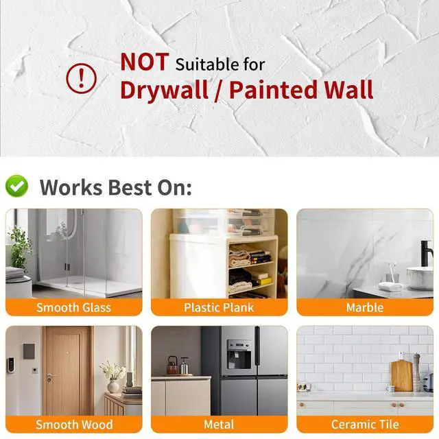 Alt view image 7 of 7 - Wall Hooks Adhesive for Hanging Coat, Towel, Robe, Backpack, Black Heavy Duty Sticky Hooks for Bathroom, Door, Closet, 4 Pack