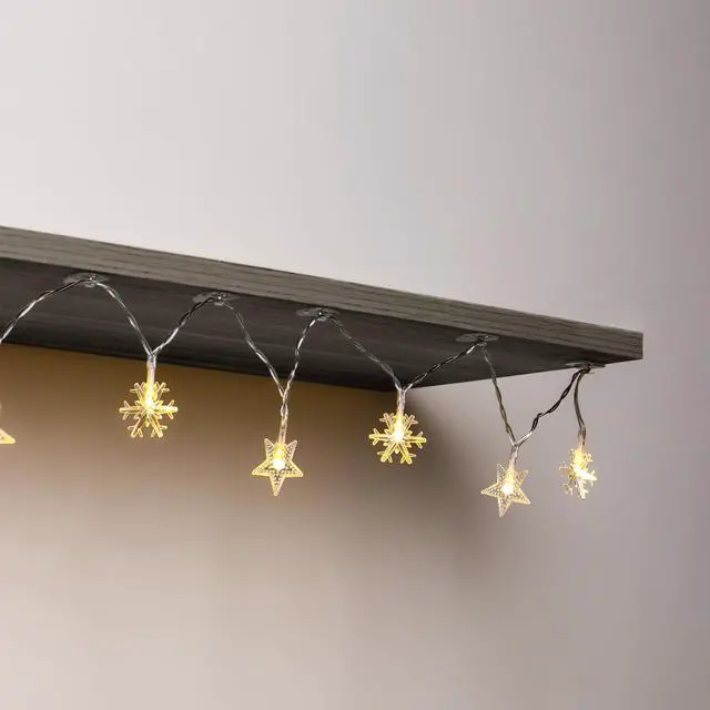 Alt view image 5 of 7 - 100 Mini Clear Light Clips with 120 Adhesive Strips, Damage-Free Indoor Mini Wall Hooks for Hanging, Removable Clips for Christmas Decoration