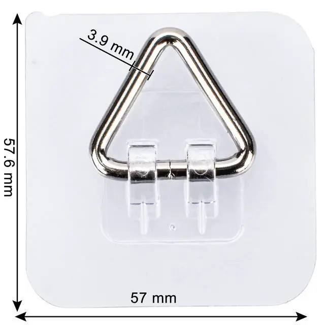 Alt view image 2 of 7 - Plate Hangers for the Wall 20 Pack Vertical Plate Holders Display Holder Adhesive Picture Hanger for Decorative Plates, Wall Decoration