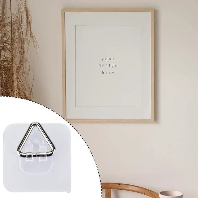 Alt view image 5 of 7 - Plate Hangers for the Wall 20 Pack Vertical Plate Holders Display Holder Adhesive Picture Hanger for Decorative Plates, Wall Decoration