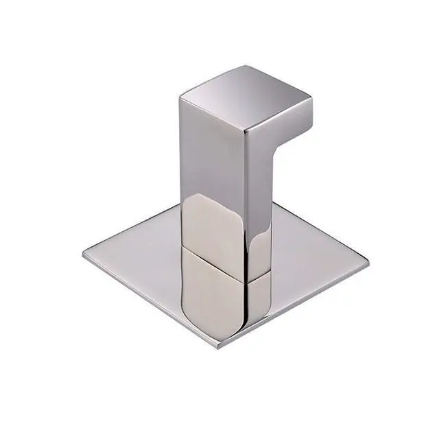 Alt view image 4 of 7 - 2PC SUS304 Stainless Steel Bathroom Self Adhesive Towel Hook Hanger Chrome Finish Coat Hook Robe Hook Hanger Without Drilling Easy Installation (Self Adhesive, 2PC)