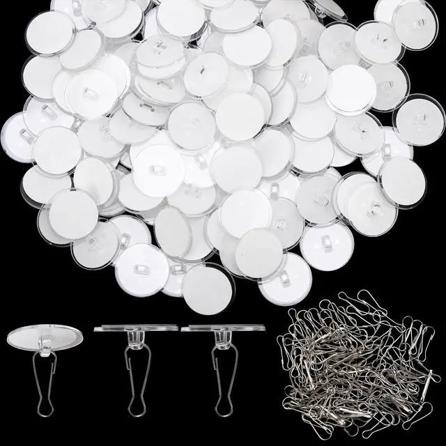 Main image of Pcs Self Adhesive Ceiling Hooks,No-Drill Ceiling Discs Wall Hooks for Banners,Party Decor,Festival Wedding,Christams Decorations