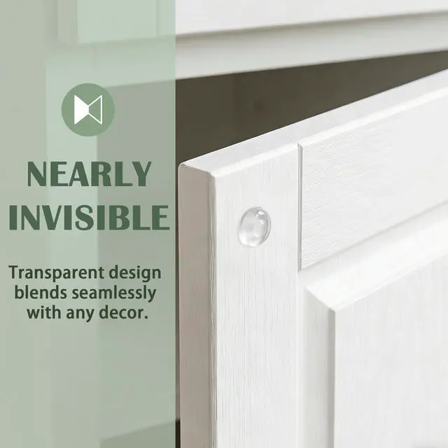 Alt view image 3 of 7 - 214PCS Clear Cabinet Door Bumpers Self Adhesive Silicone Noise Dampening