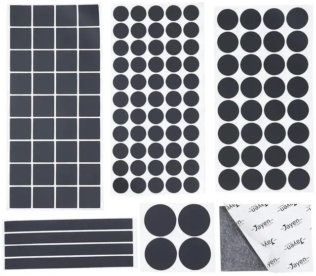 Main image of 132 Pcs Non Slip Self-Adhesive Silicone Cuttable Furniture Pads, Anti-Sliding Anti-Scratch Rubber Floor Protectors for Any Furniture and Appliances - Black (Matte)