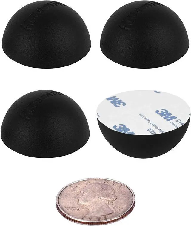 Main image of Speaker Isolation Feet (4-Pack, 1") Adhesive Silicone Anti-Vibration Pads for Speakers, Turntables, Subwoofers & Amplifiers, Supports 5-13 lbs Per Pad