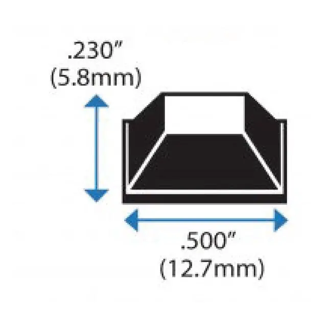 Alt view image 7 of 7 - Clear Rubber Feet (50 Pack) Self Stick Bumper Pads - Made in USA - Adhesive Square Bumpers for Electronics, Speakers, Laptop, Appliances, Furniture, Computers