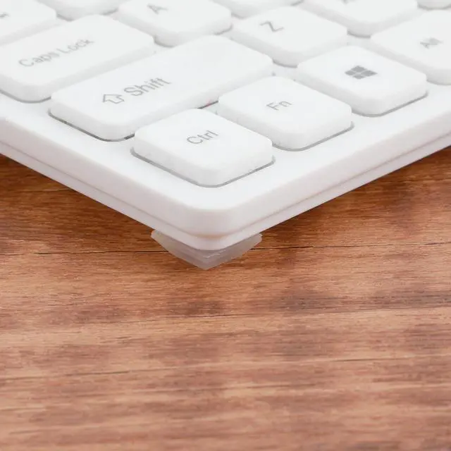 Alt view image 5 of 7 - 40 PCS Clear Rubber Bumpers Self Adhesive, 0.5" Rubbers Pads Cabinet Door Bumpers Large Self Stick on Rubber Feet for Electronics, Speakers, Furnitures, Appliances, Audio Equipment, Laptop - Square