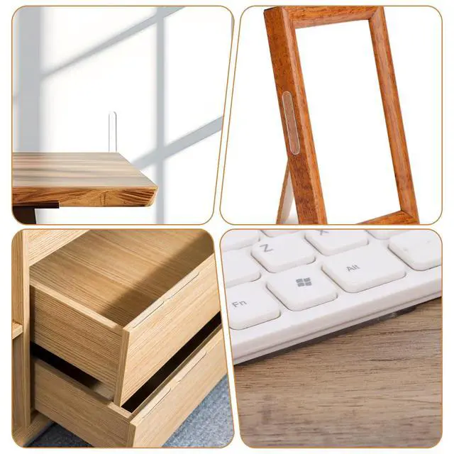 Alt view image 6 of 7 - 24PCS Clear Door Wall Bumpers Strips, Clear Silicone Protector Strips, Self Adhesive Cabinet Door Bumpers, Transparent Sound Dampening Buffer Pads for Drawers, Table Tops, Toilet Covers,Table Corners