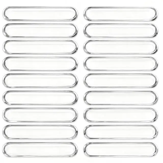 Alt view image 5 of 5 - 50 Pcs Clear Silicone Cabinet Door Bumpers, Self-Adhesive Sound Dampening Pads for Furniture, Drawers, Table Tops - Transparent Protection Strips for Wall, Surface Protection