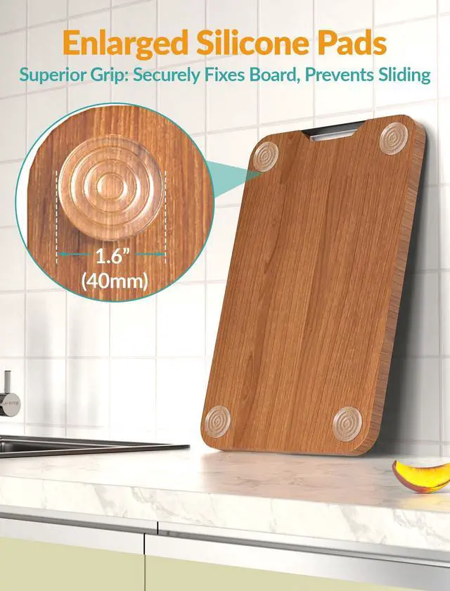 Alt view image 5 of 7 - 16-Pack Non-Slip Cutting Board Feet, Self-Adhesive Silicone Pads