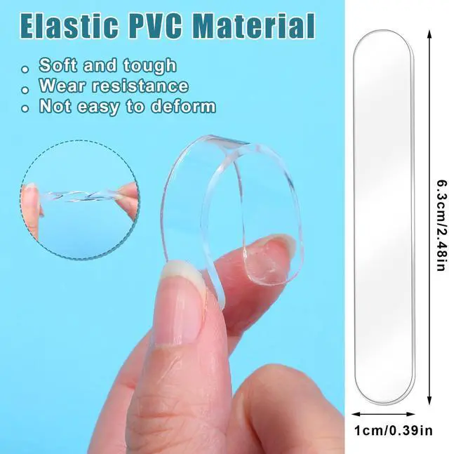Alt view image 2 of 7 - 50 Pack Cabinet Cupboard Door Bumpers and Clear Silicone Rubber Feet, Clear Cabinet Door Bumpers Self-Adhesive Silicone Pads Sound-Dampening Protectors for Drawers, Cabinets, Furniture, Handles