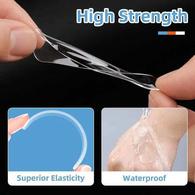 Alt view image 5 of 7 - Clear Silicone Cabinet Door Bumpers 10 Pcs - Self-Adhesive Sound Dampening Pads, Silicone Bumper Pads & Clear Furniture Bumpers for Drawers, Table Tops, Wall Protection,Anti-Slip Pads