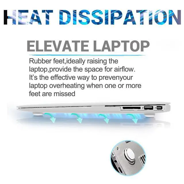 Alt view image 5 of 7 - Pack of 12 Rubber Silicone Feet Dot(Diameter:0.575inch) with Adhesive,Compatible with DELL,Asus,Lenovo,HP Laptop,Computer Case,Keyboard Riser,Appliance Feet,Multiple Purpose(White)