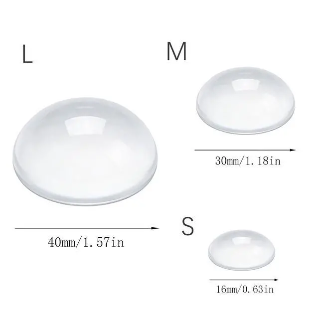 Alt view image 5 of 7 - 16pcs Door Handle Bumpers for Reducing Noise, Clear Door Bumpers