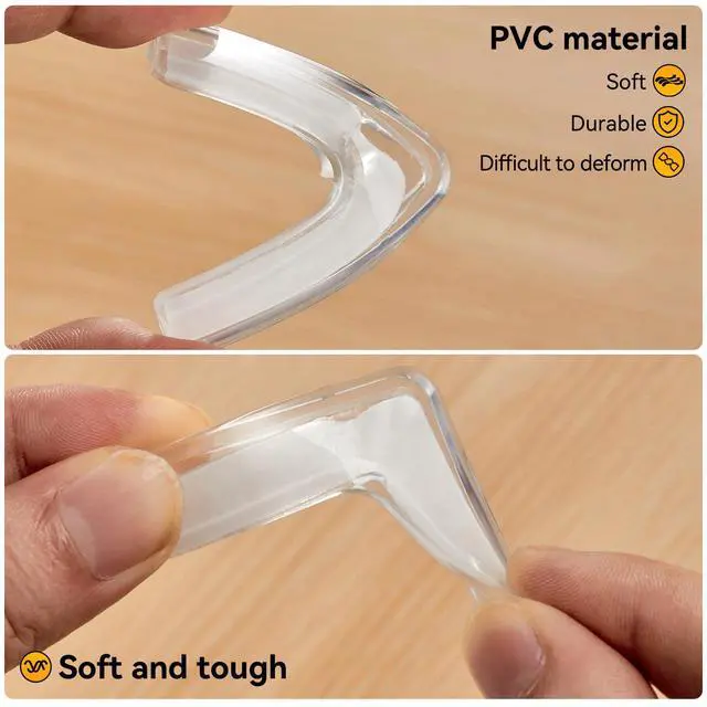 Alt view image 4 of 7 - 4pcs Corner Protectors, Corner Guards to Cover Sharp Furniture