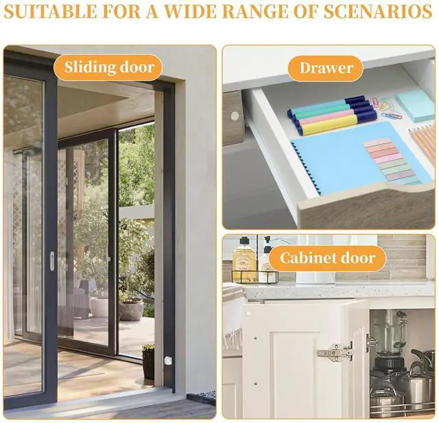Alt view image 4 of 7 - Clear Cabinet Door Bumpers Pads, Self-Adhesive Silicone Non-Slip Pads