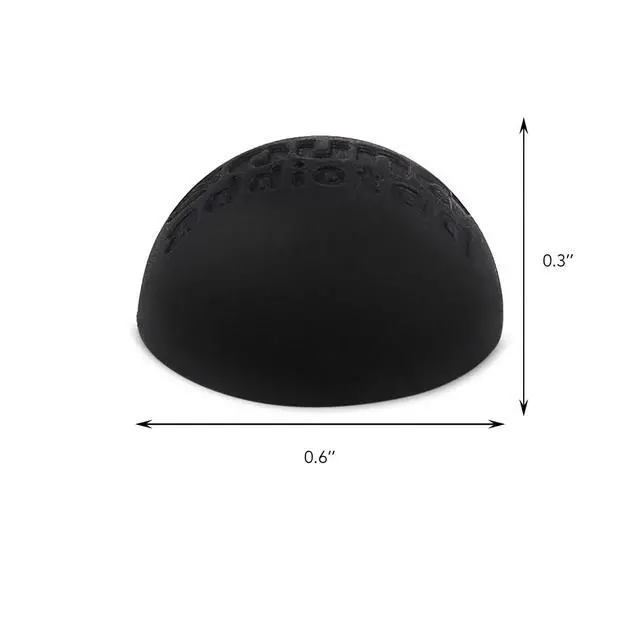 Alt view image 2 of 6 - Subble 0.6'' (16 Pack) Silicone | Rubber Feet Isolators for Small and Medium-Sized Electronics, Non-Skid Hemisphere with Adhesive (Sustain up to 12lb) | Subble