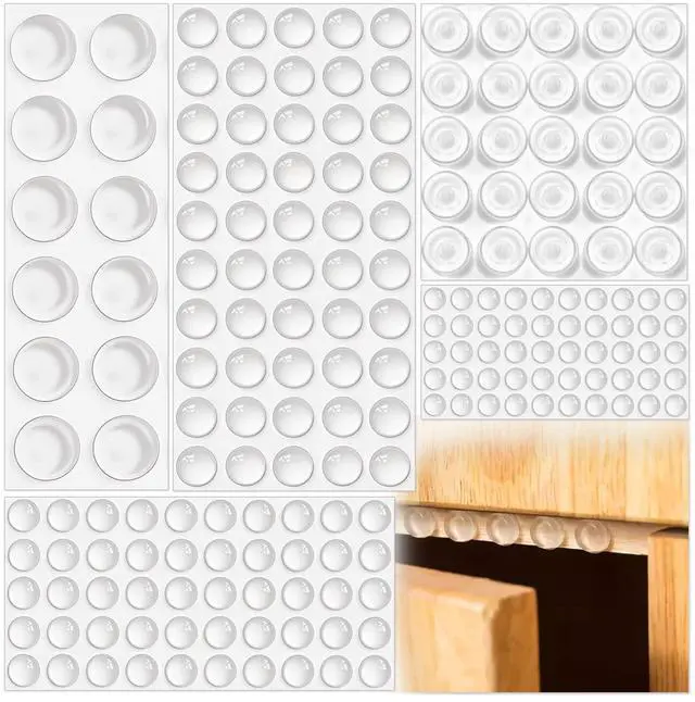 Main image of Clear Cabinet Door Bumpers Stopper Drawer Furniture Pads,187PCS