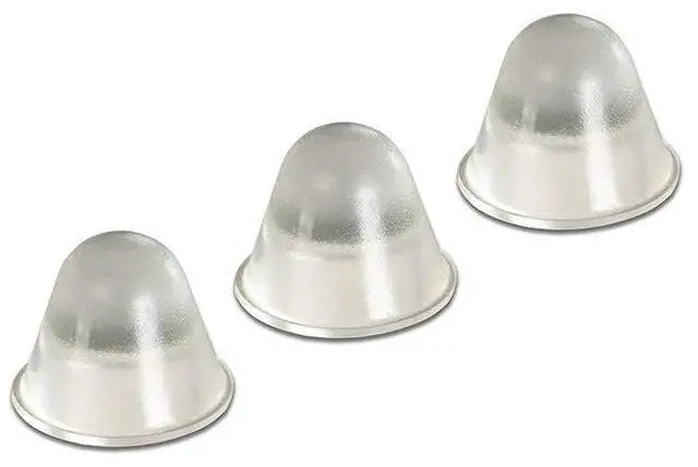 Main image of Self Adhesive Bumper Feet 0.72" x 0.56" (18.3mm x 14.2mm) Clear Conical Polyurethane Pads for Industrial Surface Protection, 25 Pack, BS37