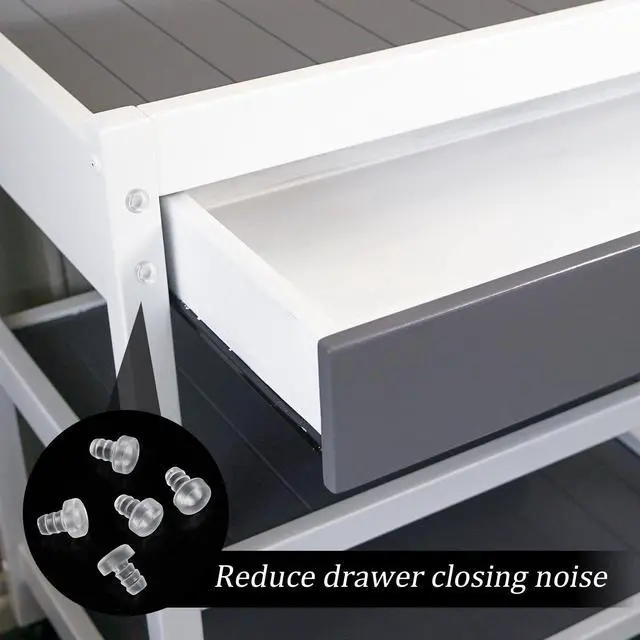 Alt view image 4 of 7 - Glass Top Table Bumpers with Stem 60 pcs 5mm Clear Rubber Grippers Anti Slip Pads Soft Stem Bumper Anti Collision Embedded Rubber Clear Silicone Glass Patio Table Parts Cabinet Stoppers for Furniture