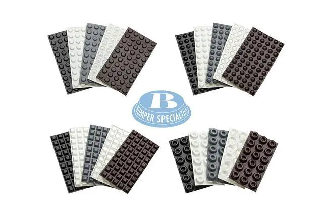 Alt view image 3 of 6 - s Self Adhesive Bumper Feet 0.780" x 0.200" (19.8mm x 5.1mm) Black Cylindrical Polyurethane Pads for Industrial Surface Protection, 21 Pack, BS41