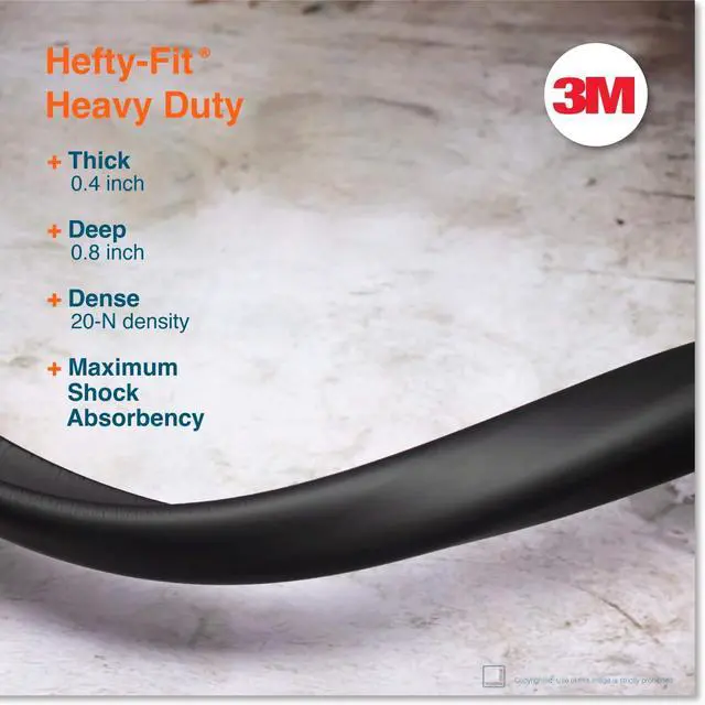 Alt view image 2 of 7 - HeftyFit Edge Protector for Baby Proofing (6ft Large Edge Only), Heavy-Duty Soft Rubber Foam Furniture Edge Bumper Guards, Desk Edge Cushion, Wall Corner Covers, 3M Adhesive, Onyx Black