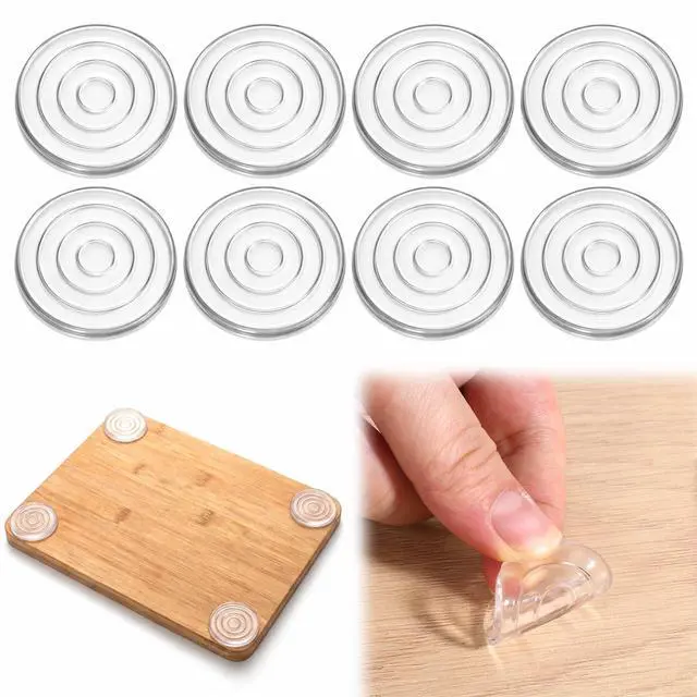 Main image of 8PCS Silicone Feet for Cutting Board Non-Slip Feet 1.2 Inch Rubber Pads