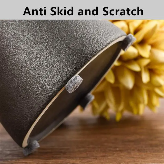 Alt view image 5 of 6 - Felt Cabinet Door Bumpers-Small Felt Pads for Cabinet Doors, 3/8" Diameter 100PCS, 3mm Thick Self Adhesive Gray