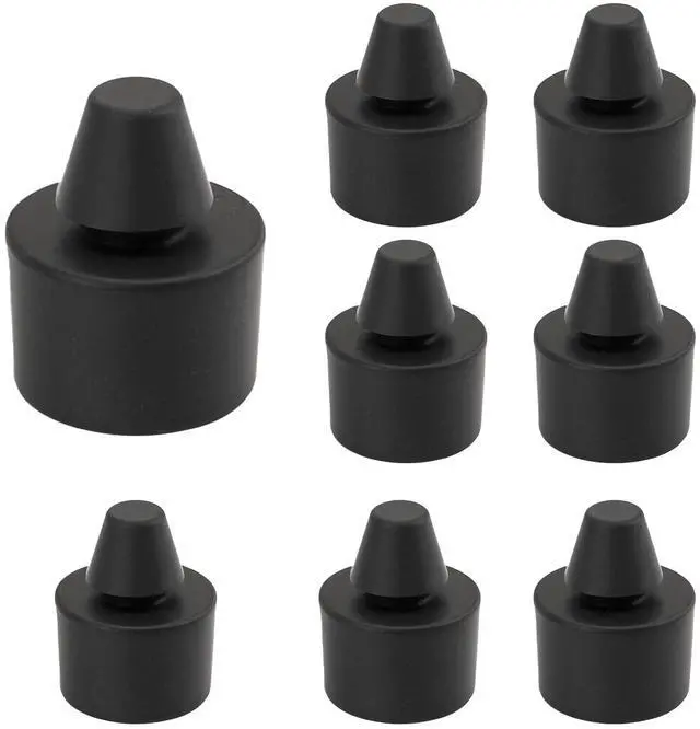 Main image of 66061 Grill Lid Rubber Bumpers for Weber Genesis Spirit Traveler, Silicone Bumper Pads for Grills Lid, Push-in BBQ Grill Bumper Feet Replacement - 8 Pack
