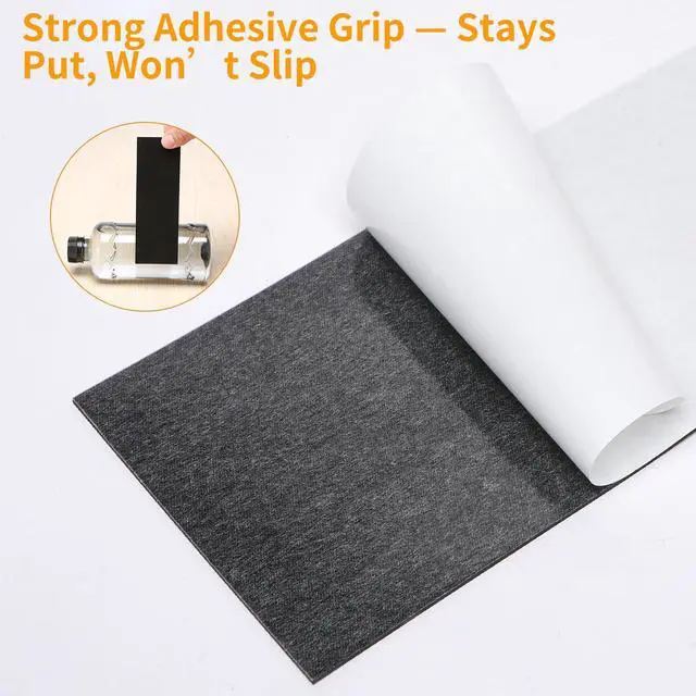 Alt view image 4 of 6 - Non Slip Furniture Pads, Self Adhesive Rubber Pads with Anti Skid Stickers, Cuttable Rubber Sheet for Furniture and Appliances (4 × 40)