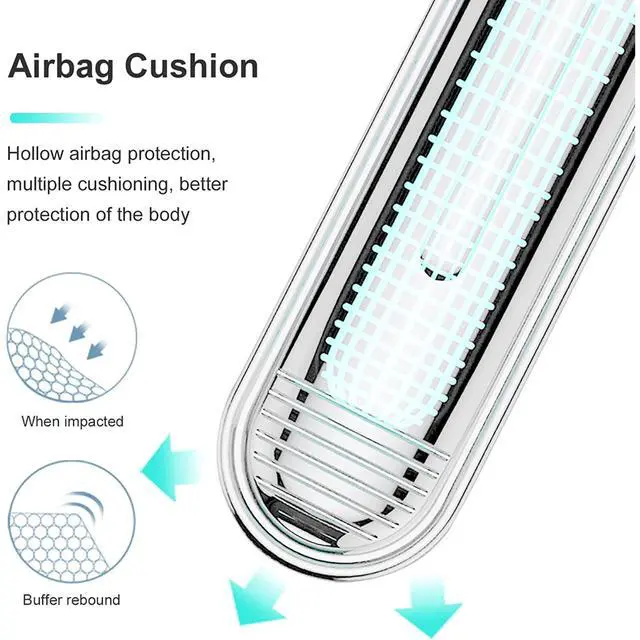Alt view image 2 of 6 - Clear Furniture Bumpers, Self Adhesive Rubber Bumpers, Door Stoppers Wall Protector, Silicone Strip for Sliding Door Cabinet Drawers (2long2short)