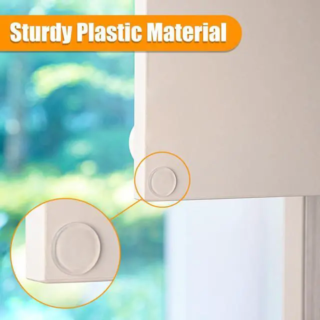 Alt view image 5 of 7 - 50Pcs Cabinet Door Bumper, Cabinet Bumpers Clear Self Adhesive, Glass Top BumpersRubber Bumpers Rubber Feet for Sound Dampening Buffer Pads (Round 0.78'')