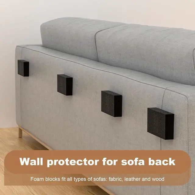 Alt view image 3 of 7 - Headboard Stoppers25Pcs Furniture Pads10Pcs(0.6" Thick) + 15Pcs(0.2" Thick) EVA Foam Headboard Stoppers for Wall, from Chair BackFurniture Bed to Prevent Sliding BumpersGap Filler, Protect Walls.