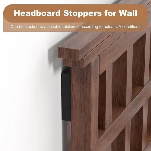 Alt view image 2 of 7 - Headboard Stoppers25Pcs Furniture Pads10Pcs(0.6" Thick) + 15Pcs(0.2" Thick) EVA Foam Headboard Stoppers for Wall, from Chair BackFurniture Bed to Prevent Sliding BumpersGap Filler, Protect Walls.