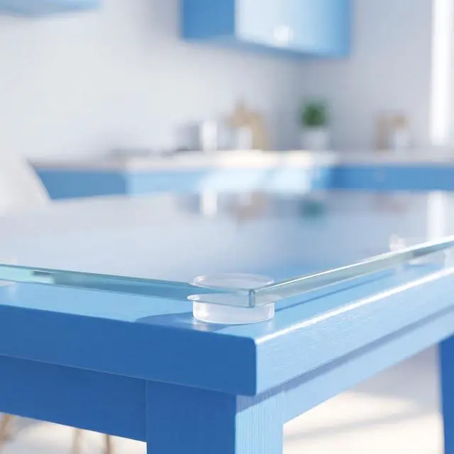 Alt view image 5 of 7 - 26Pcs Clear Glass Table Top Anti Slip Pads 3/4" Rubber Bumpers Grippers 20mm*2mm/5mm Cabinet Door Bumpers Small Rubber Feet for Cutting Board Self Adhesive Round Table Protectors for Under Glass Top