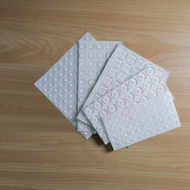 Alt view image 7 of 7 - Cabinet Door Bumpers Clear Self Adhesive Noise Dampening Bumper Pads 272Pcs Silicone Rubber Bumpers for Drawers Picture Frames Cutting Board and Furniture Surface Protection 5 Sizes Pack