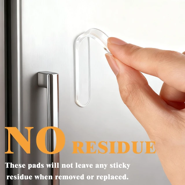Alt view image 7 of 7 - Cabinet Door Bumpers, Self-Adhesive Silicone Rubber Furniture Pads,Clear | 112pcs,Noise Dampening Shock Absorbing Furniture Bumpers Pads For Drawers, Cupboards,Door Handles,Wall Protection