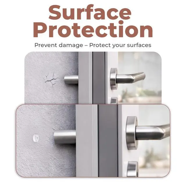 Alt view image 7 of 7 - Clear Cabinet Door Bumpers, 106 Pack, 4 Shapes, Self-Adhesive Silicone Pads, Sound-Dampening Protectors for Cabinets, Drawers, Furniture, Walls, and Door Handles