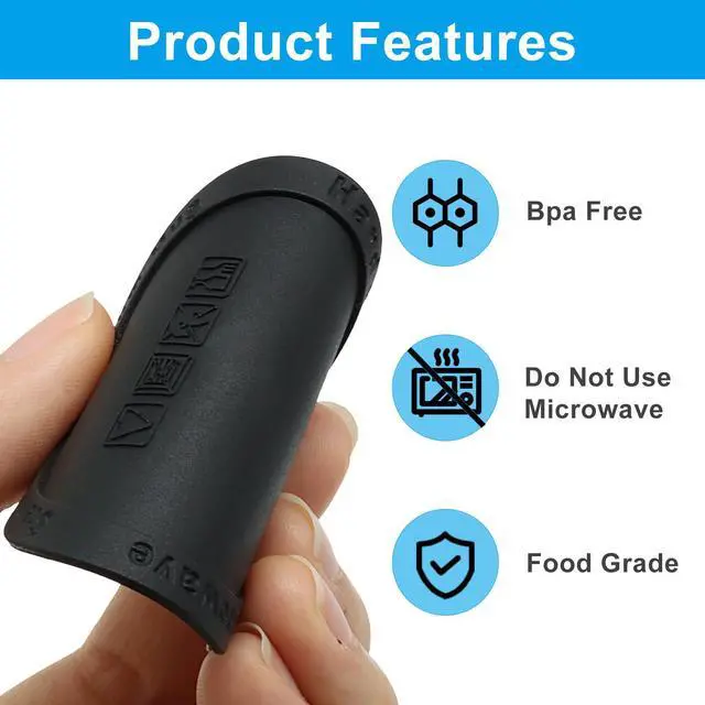 Alt view image 3 of 5 - 8 Packs 65mm(2.56 Inch) Tumbler Bottom Protector, Non-Slip Rubber Pads for Skinny Tumblers, Thermal Bottles & Mason Jars, Silicone Adhesive Bumpers for Desk Protection (Black)
