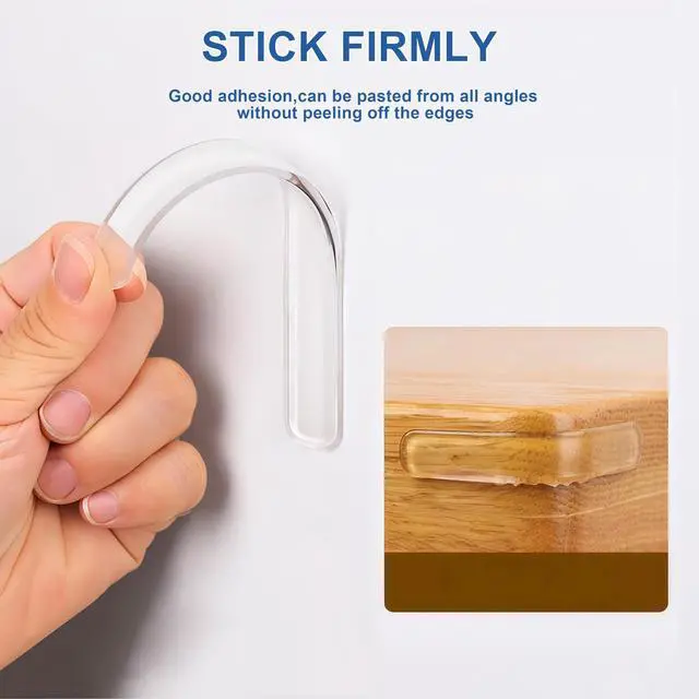 Alt view image 3 of 7 - Cabinet Door Bumpers, 60 Pcs Cabinet Bumper Clear Self Adhesive